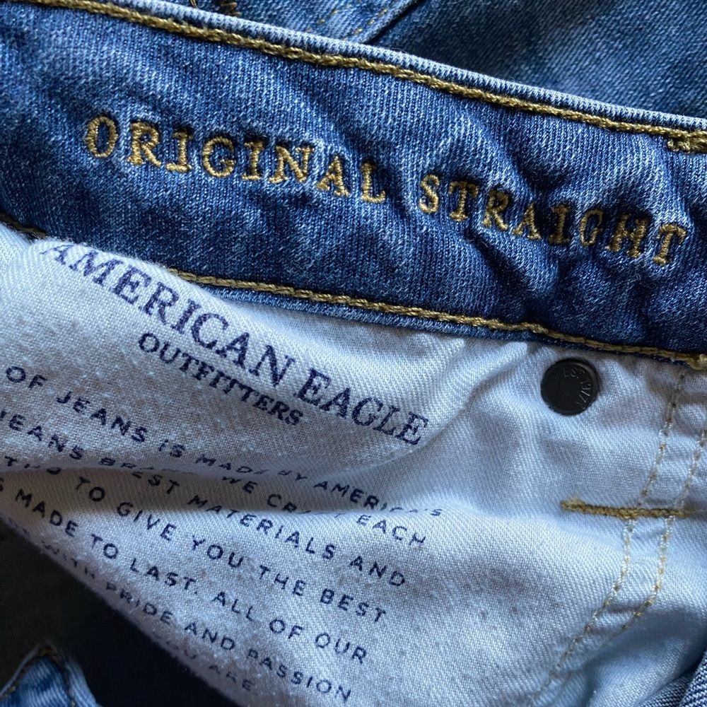 American Eagle Outfitters Men’s Original Straight Jeans - Picture 8 of 10